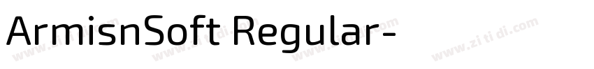 ArmisnSoft Regular字体转换